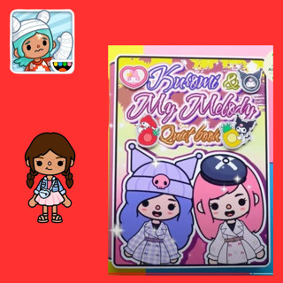  Đồ chơi giấy ngồi nhà búp bê bằng giấy tocaboca Wednesday Ngôi nhà của kuromi và My Melody thủ công 