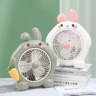 Quạt để bàn văn phòng, để giường cho trẻ em hình thú cắm điện. Quạt mini bền đẹp
