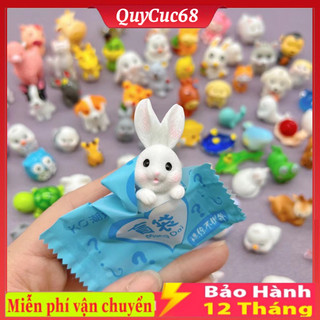 Túi kẹo charm bóc quà bất ngờ, Túi mù hình con vật và đồ ăn làm đồ chơi cute quà tặng học sinh