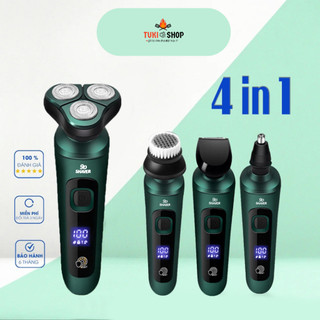 Máy cạo râu đa năng 4 in 1 cắt tóc ,tỉa lông mũi, rửa mặt bảo hành 12 tháng