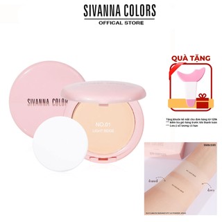  Phấn nền Sivanna Colors Silk Flawless Radiance Vit C&E Powder HF645
