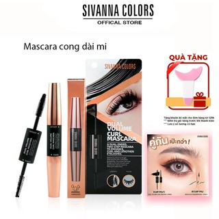  Chuốt mi 2 đầu Sivanna Colors 8g Dual Volume Curl HF9020