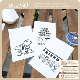 Túi giấy snoopy làm quà tặng, gói quà xinh xắn