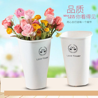 Xô Nhựa Cắm Hoa - Xô Bày Hoa Cao Cấp Love Forever