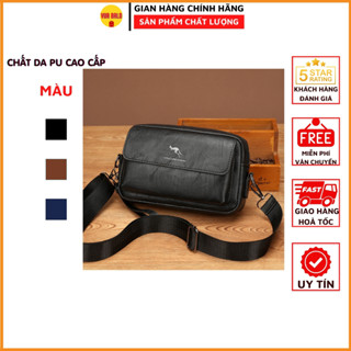 Ví Da PU Cầm Tay Nam cao cấp SANG TRỌNG Cặp Túi Chéo Nam dùng khi đi chơi Du Lịch và dạo phố