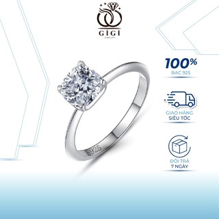 Nhẫn bạc S925 nữ nạm một viên đá xinh, trang sức bạc Gigi Jewelry ND003