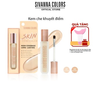 Kem che khuyết điểm Sivanna Skin Concealer HF187 - Kem che khuyết điểm kết cấu mỏng nhẹ.