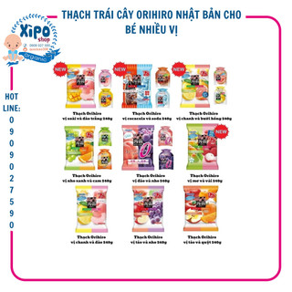 Thạch Trái Cây Orihiro Cho Bé  Nhật Bản Đủ Loại