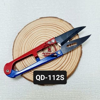 1 cây kéo bấm răng cưa xanh đỏ QD 112s