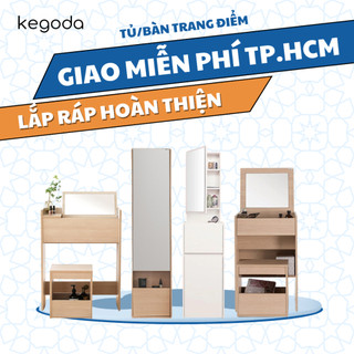 4 mẫu tủ bàn phấn trang điểm tối giản, tinh tế kegoda