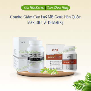 Viên Uống Giảm Cân Hủy Mỡ Bụng Max Diet & Derma87 Cell Belly Balance Genie Hàn Quốc