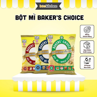 Bột mì Baker Choice 1kg đủ loại số 8, số 11, số 13, bột mì cao cấp Việt Nam nguyên gói