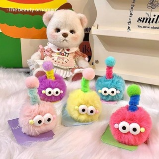 Kẹp tóc cục bông ngốc ngếch đáng iu cho bạn gái kep25