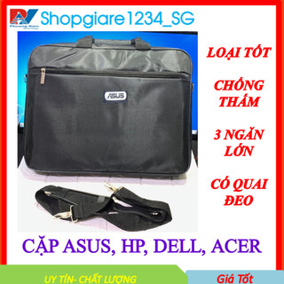 <CẶP LAPTOP LOẠI TỐT> Cặp Laptop Các Hiệu ASUS, HP, DELL - Bảo Vệ Toàn Diện Cho Laptop Của Bạn, ĐEN TRƠN