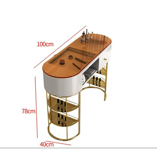 Bàn làm nail phong cách bắc âu