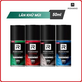  Lăn khử mùi nam Romano 4 mùi hương nước hoa quyến rũ 50ml 