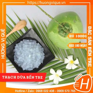 Thạch dừa bến tre - hủ 1000g - đặc sản bến tre