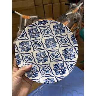 ĐĨA SỨ THỔ CẨM 19CM