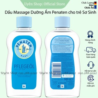 Dầu Massage, Dưỡng Ẩm Penaten HÀNG ĐỨC Chăm Sóc Da, Thư Giãn cơ thể cho Bé Ngủ Ngon 200ml