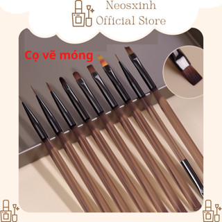 Cọ Vẽ Ombre Nét Mảnh Đa Năng Hai Đầu Cọ Vẽ Móng - Neosxinh Nails