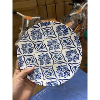 ĐĨA SỨ THỔ CẨM 19CM