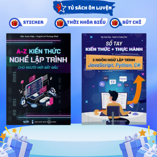 Combo Sách Học Lập Trình Cho Người Mới Bắt Đầu: Sách Hướng Dẫn Kiến Thức Lập Trình từ A-Z Và Sách Thực Hành 3 Ngôn Ngữ L