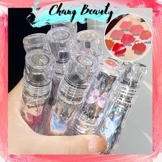 [Flortte] Son tint bóng Flortte Butterfly Lip Lacquer hiệu ứng gương dưỡng ẩm, lâu trôi chống dính thành cốc 2.6g