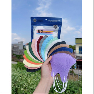 Sỉ thùng 500 chiếc khẩu trang 5d thịnh phát chính hãng - kháng giọt bắn