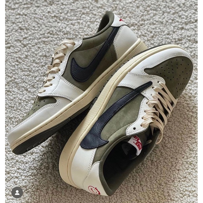 Giày Thể Thao Travis Low “ Medium Olive “ 2025 Chất Lượng Cao Cấp Quảng Châu, Full bill box