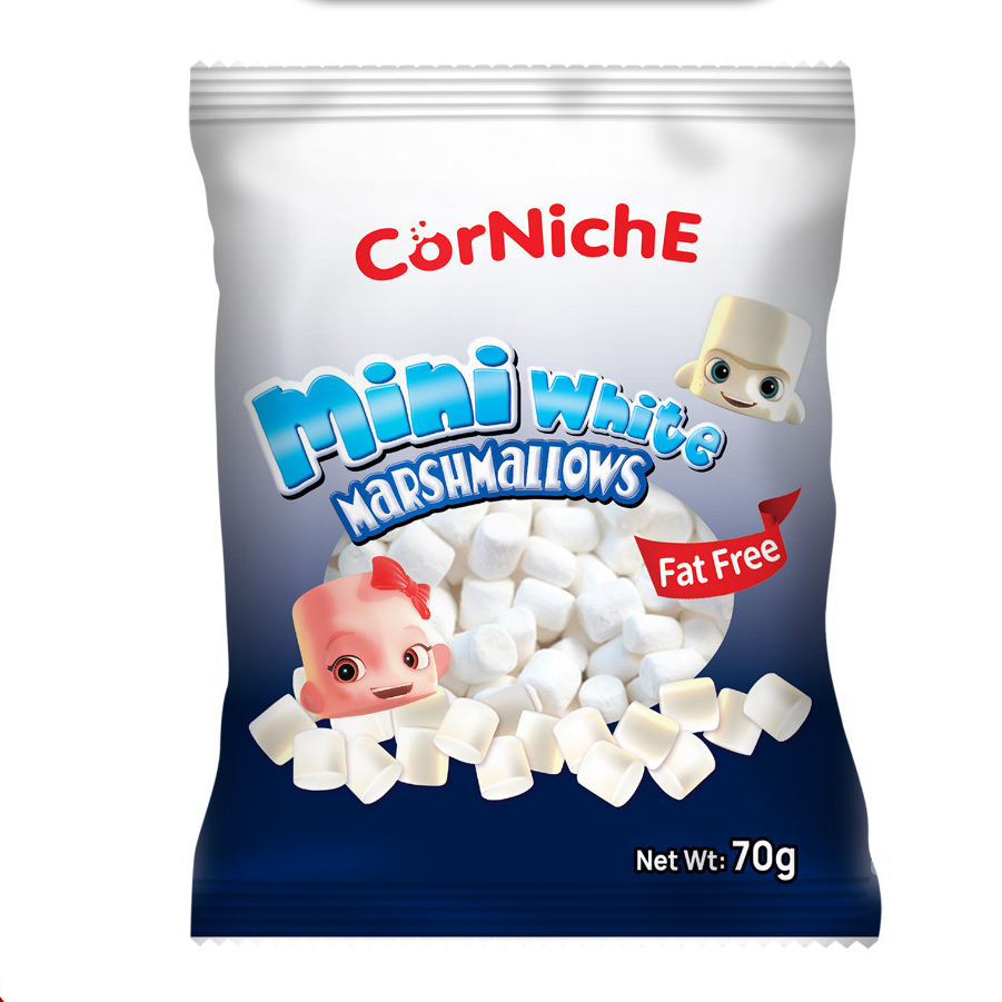 Kẹo Xốp CorNichE Marshmallow Mini White trắng 70g