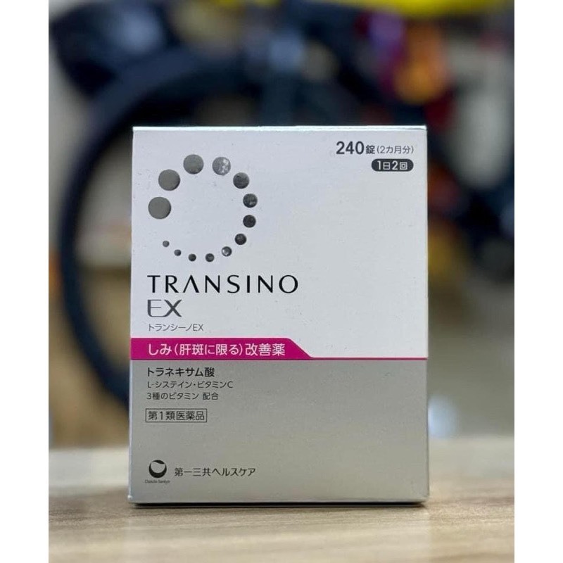 [Date mới]Viên Uống Mờ Nám, Tàn Nhang, Làm Trắng Da Transino Whitening Nhật Bản (240 Viên)