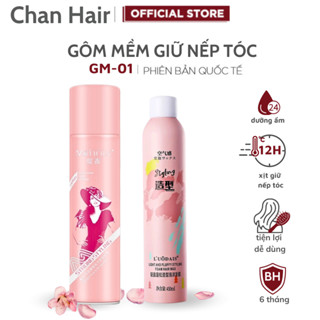 Gôm Mềm Keo Xịt Giữ Nếp Tóc STYLING - Gôm Xịt Keo Bọt Tạo Kiểu Tóc Xoăn Phồng Chân Tóc Nam Nữ 420ml