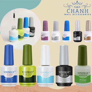 [XẢ HÀNG] Sơn Gel Top Bóng VINIMAY, Top Lì Vinimay, SƠn Gel Top Nhám Chai 15ml Chanh Nail