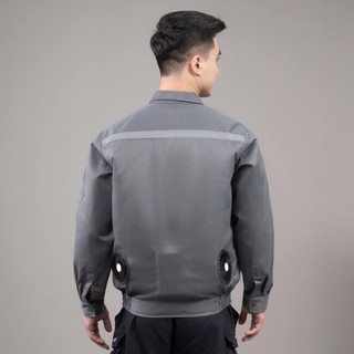 Áo MÀU XÁM GHI  chống nóng, chống tia uv, áo bảo hộ lao động