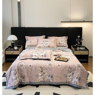 Set 4 món chăn ga gối lụa thái- tokyo.bedding