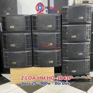 Đôi Loa HM 1041 Bass 25 4 Tép 900W, Loa Karaoke Bãi Đức xịn bao hay, bao check - H2pro Tech