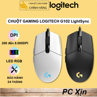 Chuột Gaming LOGITECH G102 Gen2 LightSync (LED RGB , DPI 200-8000DPI) Chính hãng