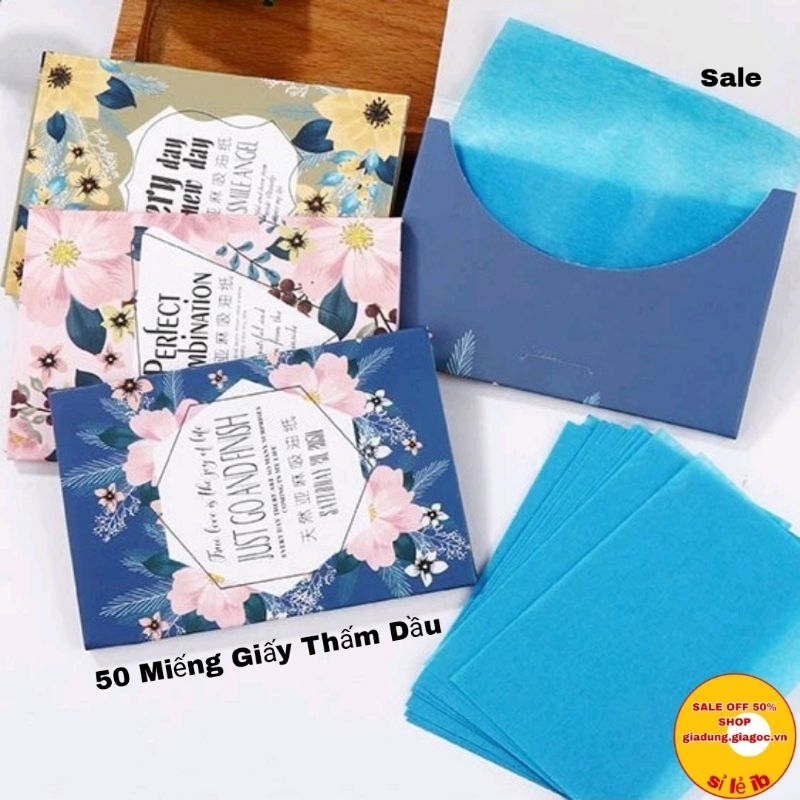 KH01. Giấy thấm dầu Maycreate 50 tờ.