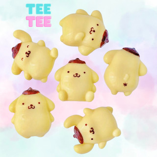 Tô tượng thạch cao set 6 tượng mini pompompurin 2D siêu dễ thương