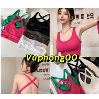 Áo Bra Nữ Hở Lưng Thiết Kế Dây Đan Chéo Siêu Sexy Mẫu Mới B16