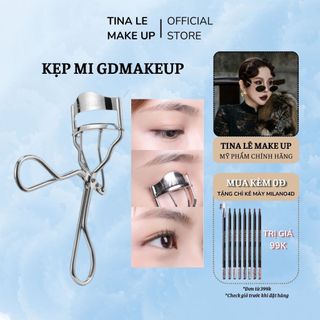 Kẹp bấm mi siêu cong bằng inox cao cấp tặng kèm 1 đệm mút