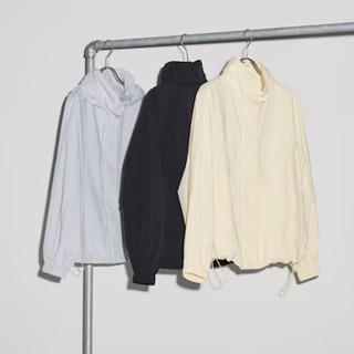 Áo khoác nữ parka đa năng chống tia UV, nước, gió của U*n*i*Q*L*o [chuẩn Auth đủ tag] tag áo $59.90 = ¥ 4990