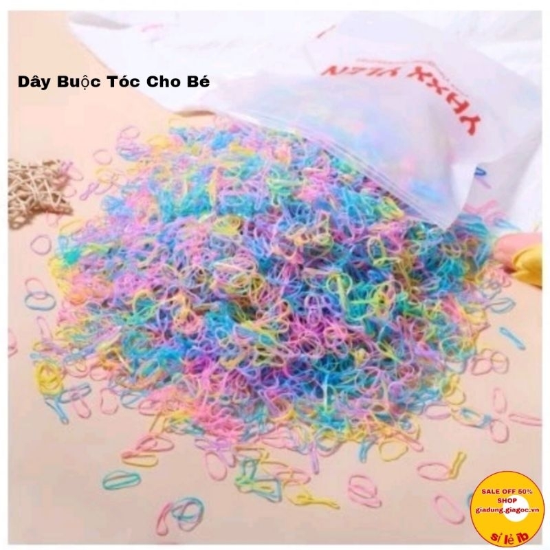 #11. 500 Dây Chun Cột Tóc Dễ Thương Cho Bé.