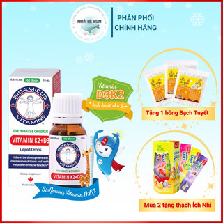 Bioamicus vitamin d3k2 mk7 giúp bé tăng hấp thu canxi k2d3 tăng chiều cao tối đa