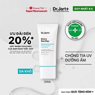 Kem Chống Nắng Dưỡng Ẩm Dr.Jart+ Every Sun Day Moisturizing Sun SPF 50+ PA++++ | Kem chống nắng mỏng nhẹ