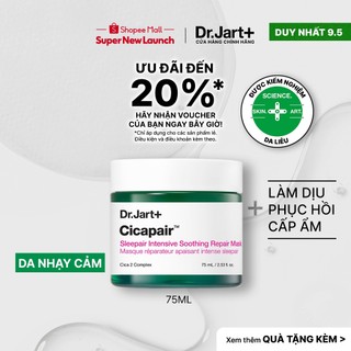 Mặt Nạ Ngủ Phục Hồi Và Làm Dịu Dr.Jart+ Cicapair Sleepair Intensive Soothing Repair Mask 75Ml | Dành Cho Da Nhạy Cảm