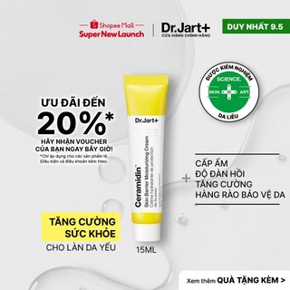 Kem dưỡng ẩm hàng rào bảo vệ da Dr.Jart+ Ceramidin Skin Barrier Moisturizing Cream  | cho da thường & khô nhạy cảm