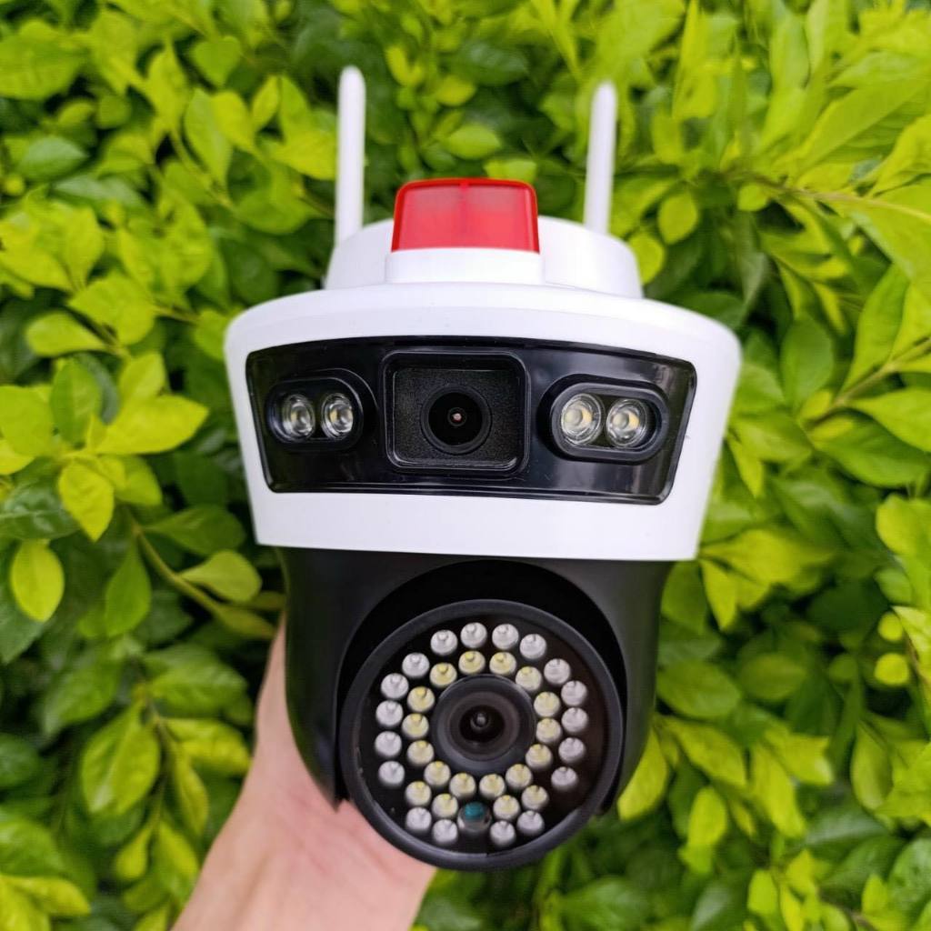 Camera Yoosee Q5 - 2 Mắt 8MPx-3 Màn Chất lượng FHD-Hỗ trợ đàm thoại 2 chiều - Cảm ứng chuyển động