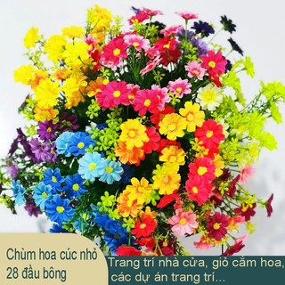 Chùm hoa cúc nhỏ VI015, hoa lụa, hoa giả