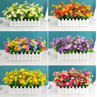 Chùm hoa cúc nhỏ VI015, hoa lụa, hoa giả